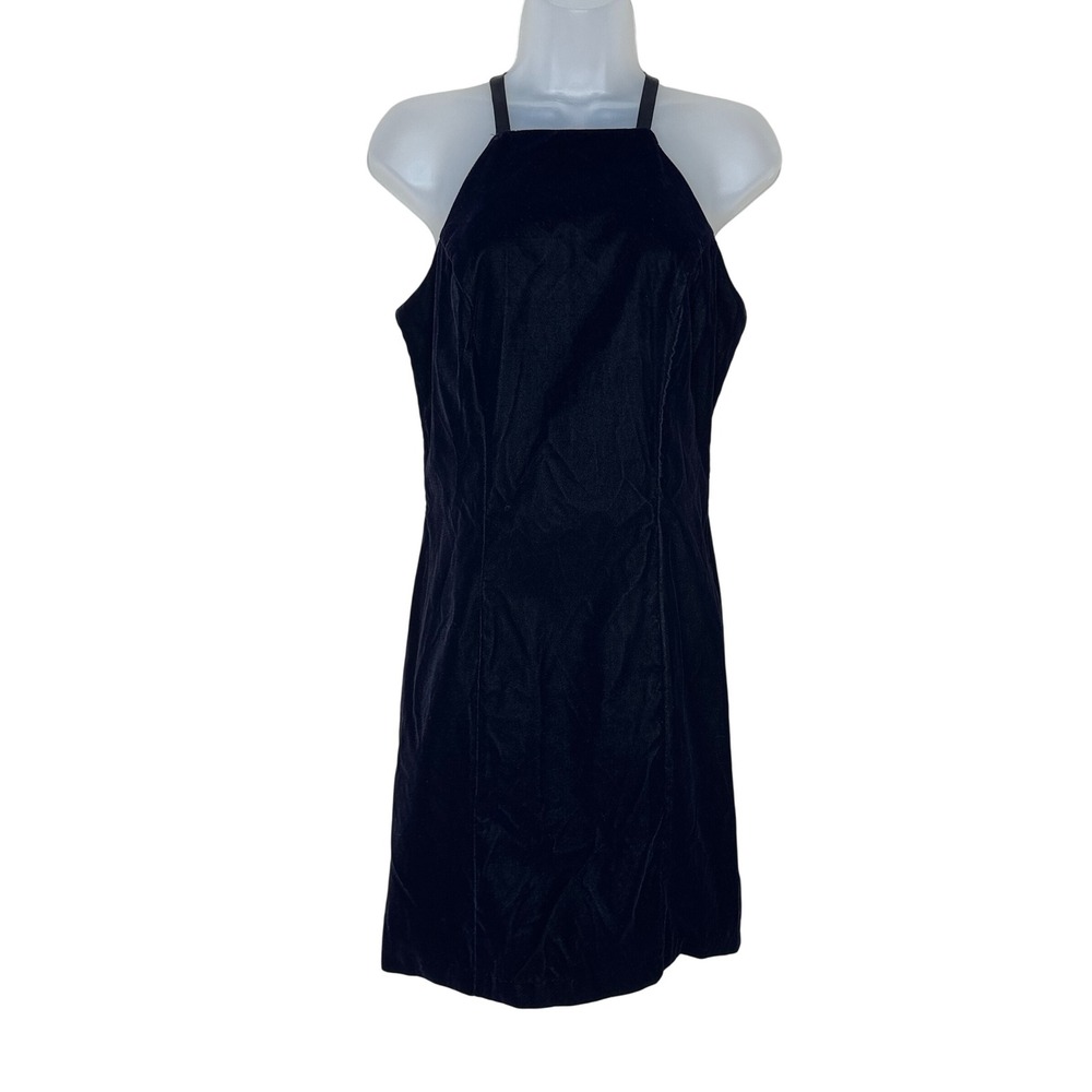 Vintage‎ 90s Blondie And Me Evening Velvet Dark Purple Dress Size 9/10 whimsical